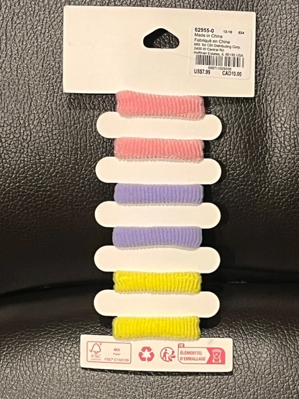Claire’s Club Cat Dog & Chick Ponytail Hair Elastics | Set of 6 NWT